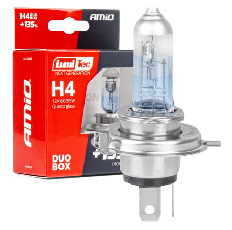 Halogenové žárovky H4 12V 60/55W LumiTec NEXT GENERATION +135% DUO
