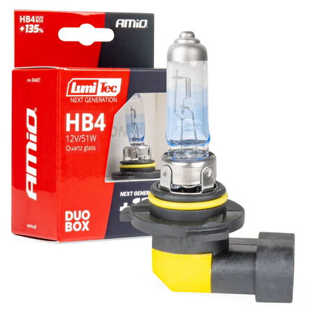Halogenové žárovky HB4 12V 51W LumiTec NEXT GENERATION +135% DUO