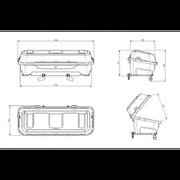 Transportní box Wjenzek 2 PRO ALFA Plus 3(+1)