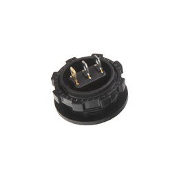 Spínač kolébkový kulatý 20A červená LED