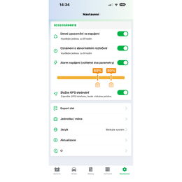 Bluetooth monitoring baterie CARCLEVER 6-24V