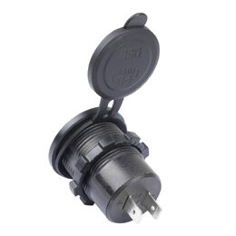 USB nabíječka QC3.0 + USB-C, modré podsvícení