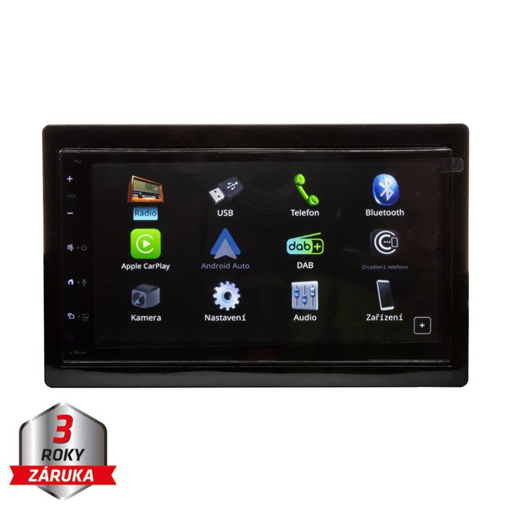 GRUNDIG 2DIN DAB+ / FM autorádio / 6,8" displej / USB / Bluetooth / Bezdrátové ACP / AA