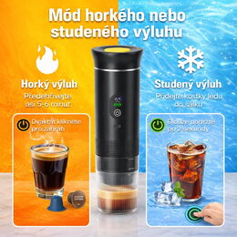 Cestovní kávovar Carclever na espresso 3v1