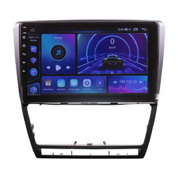 Autorádio pro Škoda Octavia 2007-2014 s 10,1" LCD, Android, Wi-Fi, GPS, CarPlay, 4G, Bluet