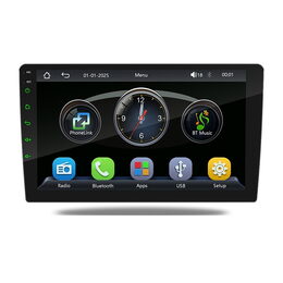 2DIN Autorádio s 10,1" LCD, MP5, Wi-Fi, CarPlay, AndroiAuto, Bluetooth, 2x USB