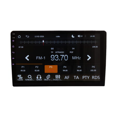 2DIN Autorádio s 9" LCD, MP5, Wi-Fi, CarPlay, AndroiAuto, Bluetooth, 2x USB