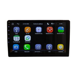 2DIN Autorádio s 9" LCD, MP5, Wi-Fi, CarPlay, AndroiAuto, Bluetooth, 2x USB