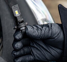 LED autožárovky F25 PRO BLACK H7 H18 bílá Canbus, 12/24V, 68W, 7646 lm - 2 ks