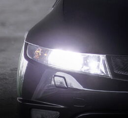 LED autožárovky F25 PRO BLACK H7 H18 bílá Canbus, 12/24V, 68W, 7646 lm - 2 ks