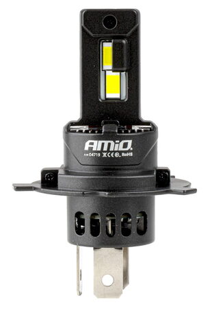 LED autožárovky F25 PRO BLACK H4 H19 bílá Canbus, 12/24V, 70W, 5540 lm - 2 ks