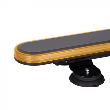 Profi LED světelná rampa oranžová, magnetická  600x100x45mm homologovaná, R65 R10 - černá