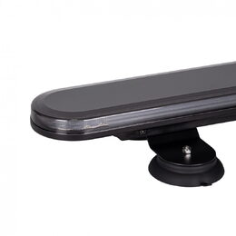 Profi LED světelná rampa oranžová, magnetická  600x100x45mm homologovaná, R65 R10 - černá