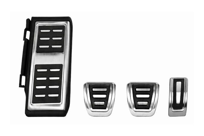 Sportovní kryty pedálů ŠKODA, VW, SEAT, AUDI, manuál