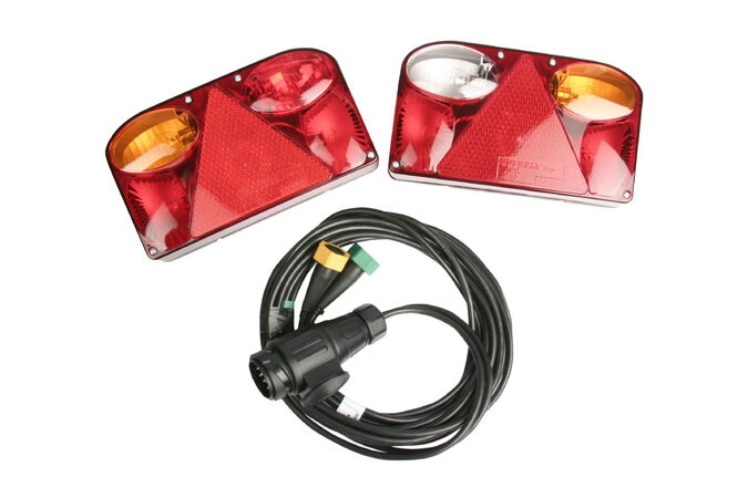 Elektrokabeláž k vleku, sada se světly (FT-88) 13pin / 4 m, FRISTOM