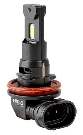 LED autožárovky F25 PRO BLACK H8 H9 H11 H16 bílá Canbus, 12/24V, 68W, 7646 lm - 2 ks