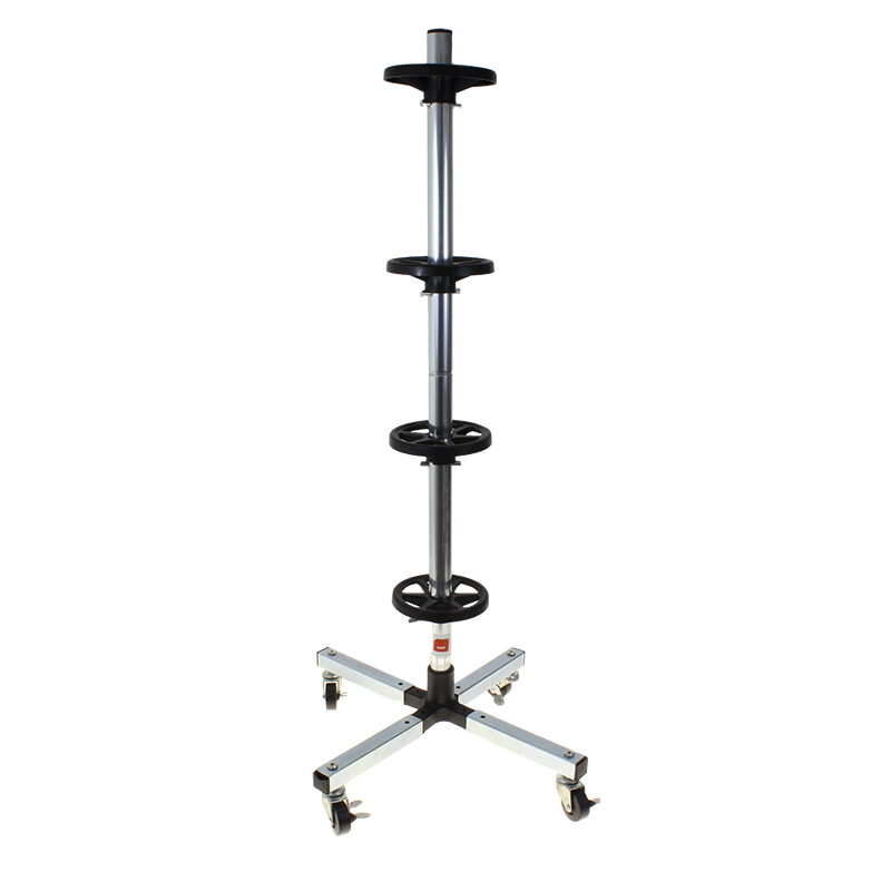 Držák disků kol 4ks na kolečkách s brzdami - 50x50x110cm