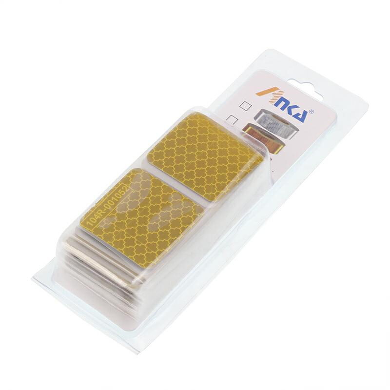 Samolepící reflexní páska dělená 4m x 5cm žlutá ECE R104