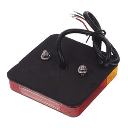 Sdružené zadní světlo čtvercové levé/pravé 3-dílné 97x97x20mm 12/24V