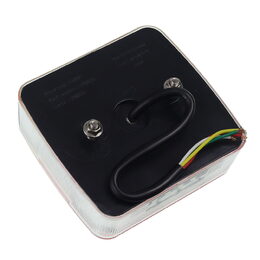 Sdružené zadní světlo čtvercové levé/pravé 3-dílné 110x98mm 12/24V