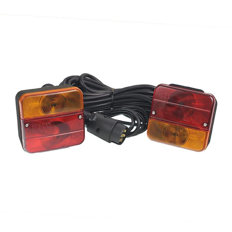 Elektrokabeláž k vleku, sada magnetického osvětlení (LT-1) s kabeláží 7pin / 7,5 + 2,5 m