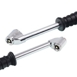 Kovový pogumovaný pneuměřič 0-15 Bar dlouhý