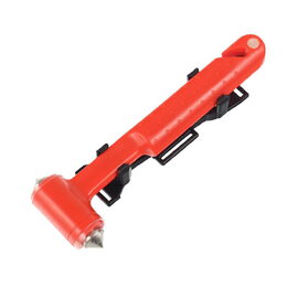 Bezpečnostní kladívko s držákem + nůž 18x6cm