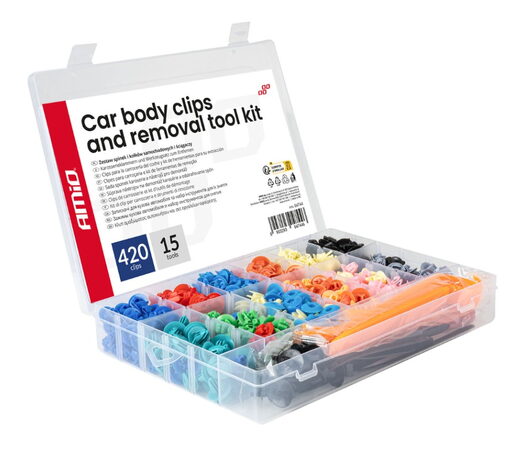 Sada spon, příchytek a nástrojů pro demontáž 420+15 ks