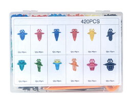 Sada spon, příchytek a nástrojů pro demontáž 420+15 ks