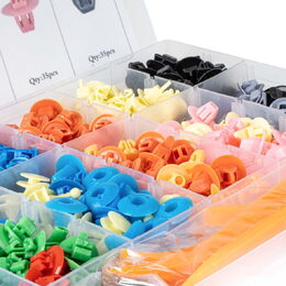 Sada spon, příchytek a nástrojů pro demontáž 420+15 ks