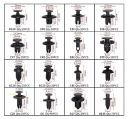 Sada svorek a stahováků 650ks