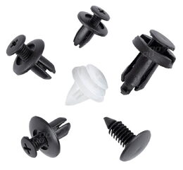 Spony a příchytky na čalounění vozidel 100ks