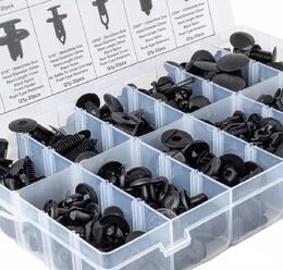 Spony a příchytky na čalounění vozidel 240ks