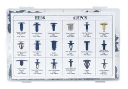 Spony a příchytky na čalounění vozidel 415ks