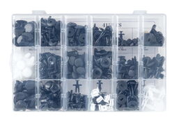 Spony a příchytky na čalounění vozidel 415ks