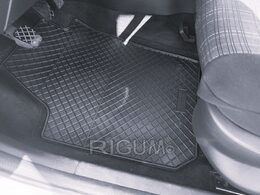 Gumové koberce ŠKODA Fabia III 2014-> DESIGN