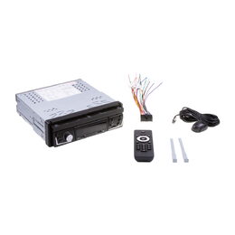 1DIN autorádio s výsuvným 7" LCD / 2x USB / Bluetooth / CarPlay / AndroidAuto / Mirrorlink