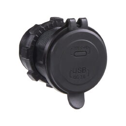 USB QC3.0 + USB-C zásuvka 12/24V