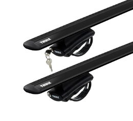 Střešní nosič THULE Evo SUBARU XV Crosstrek r.v. 2013-2017 s podélníky (černé tyče)