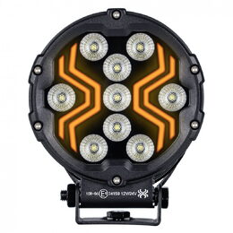 LED pracovní světlo 9LED 138x111x30mm 18W 1700lm ECE R10 IP67 X-SPIDER