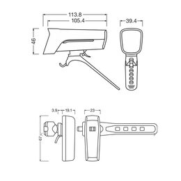 OSRAM cyklosvítilny LEDsBIKE RACE 50 SET