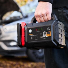 OSRAM Startovací zdroj (JumpStarter) 36400mAh / 134 Wh / 500A / 2500A, 12 / 24V