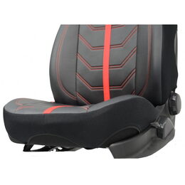 Potah na sedadlo PROCOMFORT s červeným prošitím