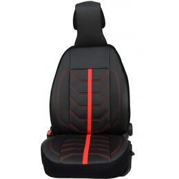 Potah na sedadlo PROCOMFORT s červeným prošitím