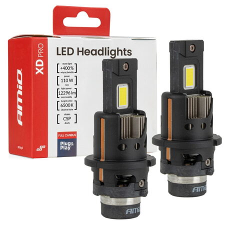 LED žárovky hlavního svícení XD PRO D2S D2R FULL CANBUS 110W - 2 ks