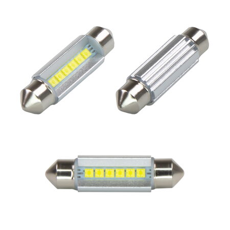 LED sufit (39mm) bílá, 12/24V, 6LED/2525SMD CAN-Bus