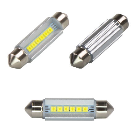 LED sufit (41mm) bílá, 12/24V, 6LED/2525SMD CAN-Bus