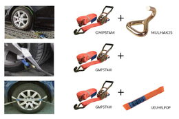 Upínací pás speciální LC 2500 daN 5 t pás 50 mm napínací popruh ODTAHOVKA