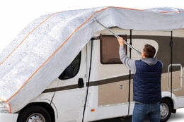 Tyč montážní s hákem 125 cm pro plachty proti kroupám