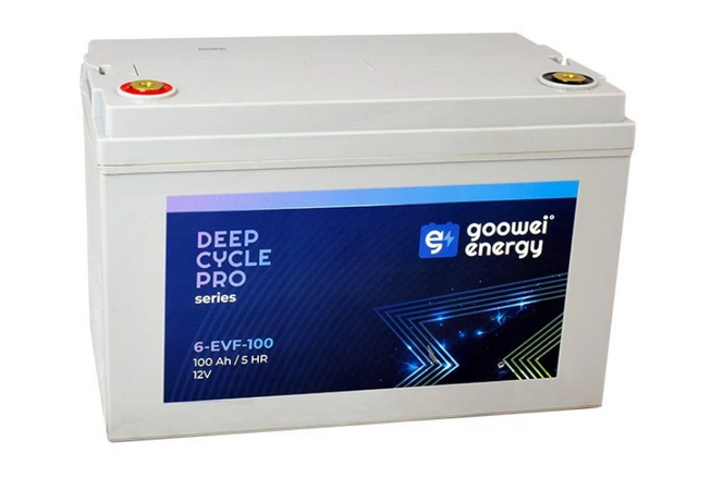 Trakční (GEL) baterie GOOWEI ENERGY 6-EVF-100, 100Ah, 12V